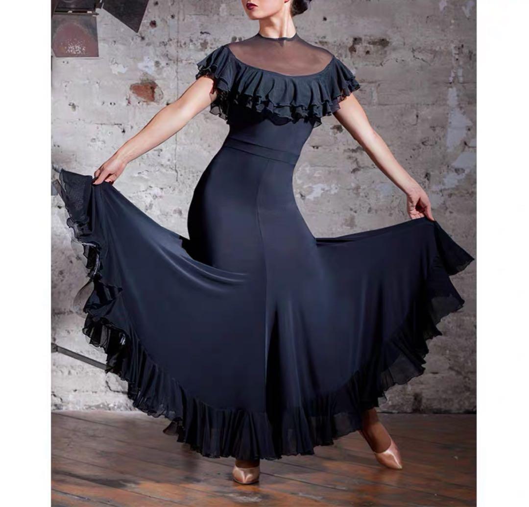 社交ダンス　クリスアンクローバー ピンク　ワンピース