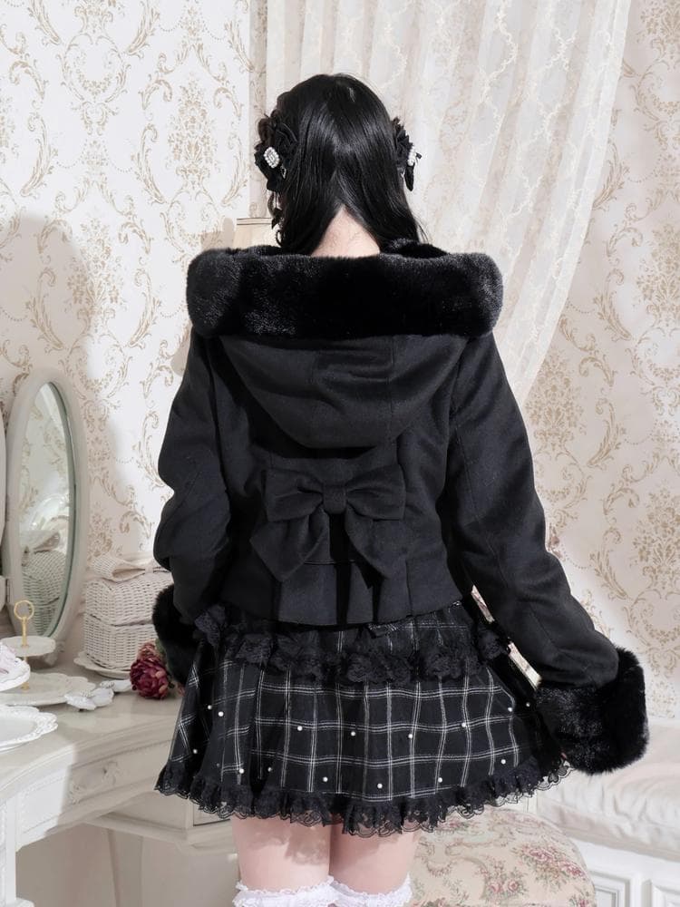 [NOEMIE]新品ヨークフリルドーリーショートコート