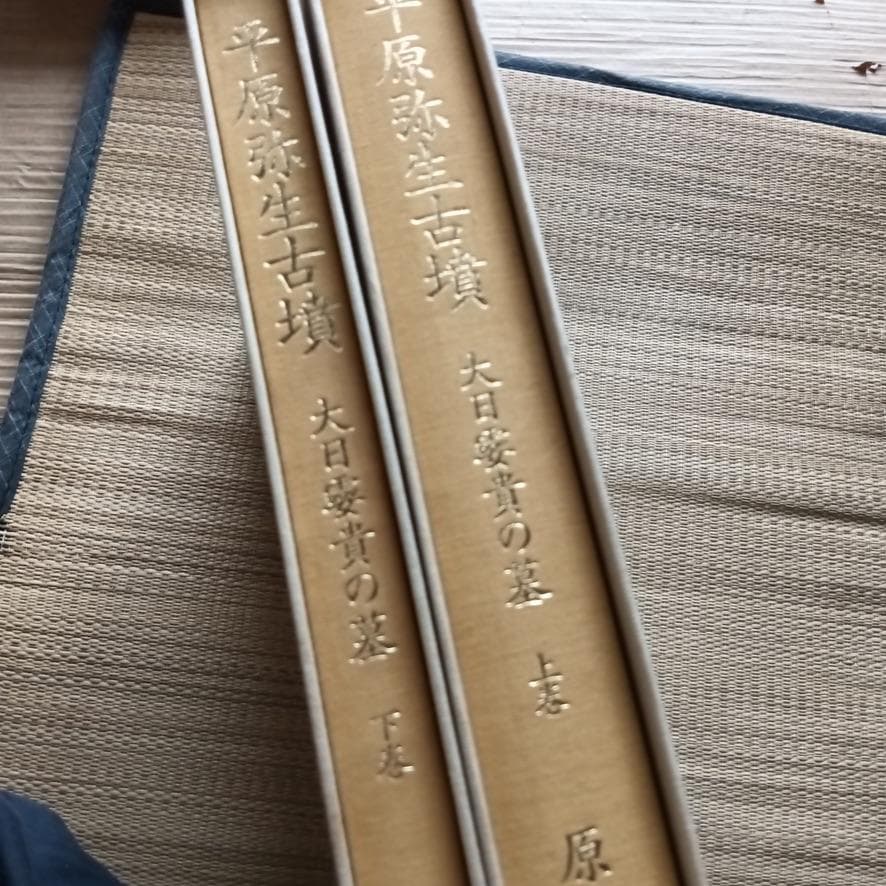 平原弥生古墳　大日霎貴の墓　上下セット　考古学　資料　希少歴史