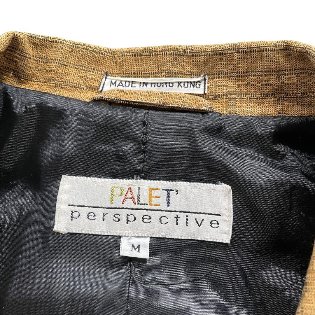 80's ベージュ ストライプ ダブルブレストスーツ