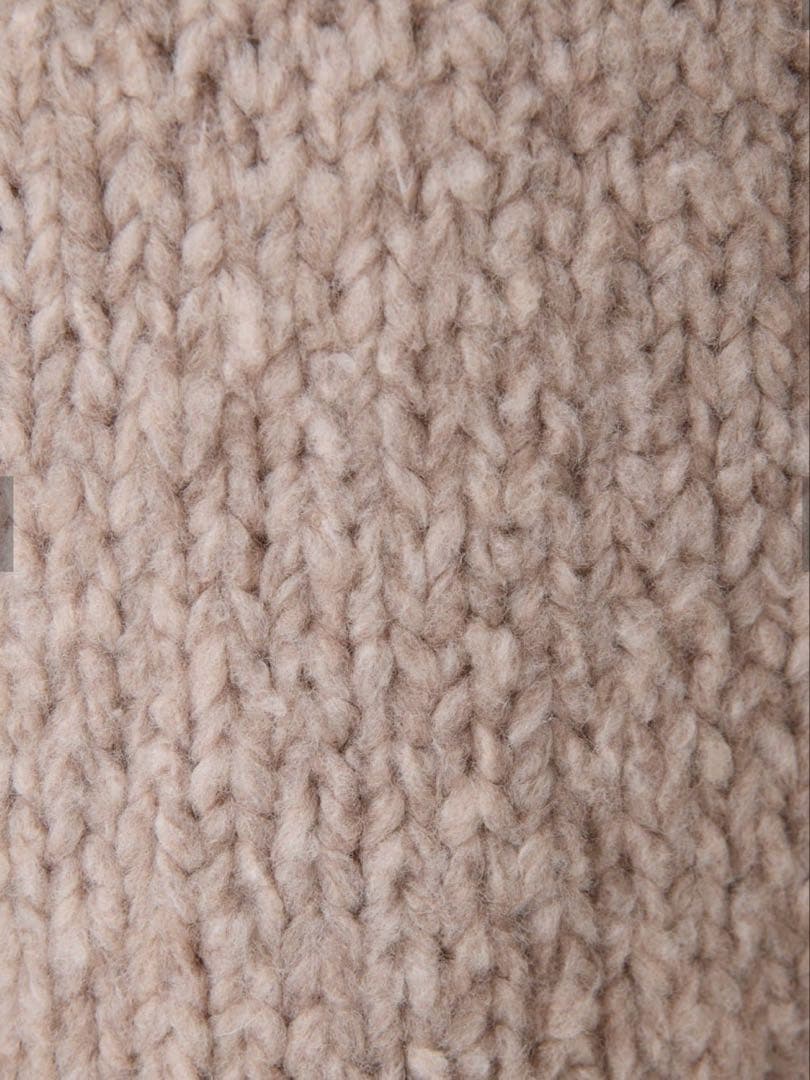 【Whim Gazette／ウィムガゼット】ハンドニットVプルオーバー