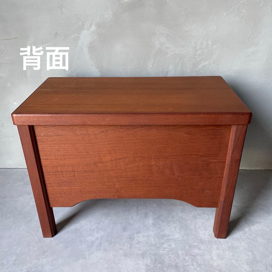 無垢材　木製　ベンチスツール　椅子下収納　横から取り出し　北欧風　シンプル