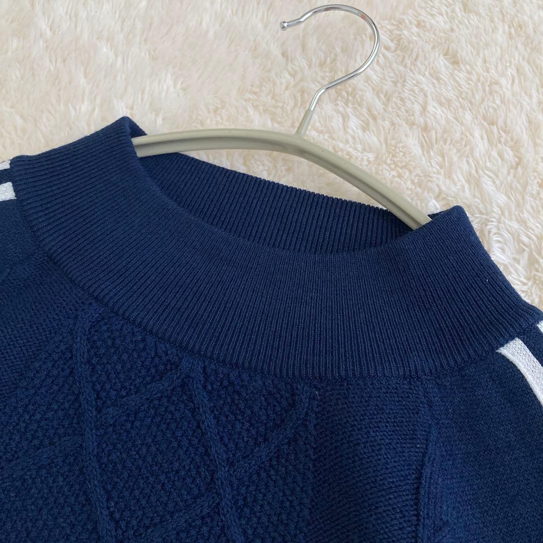 タグ付新品！PEARLY GATESパーリーゲイツ　ケーブルニット　ワンピース