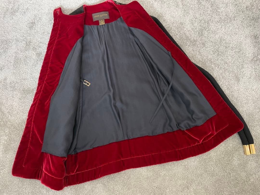 Louis Vuitton 2013年秋冬コレクション　ベルベットウールコート