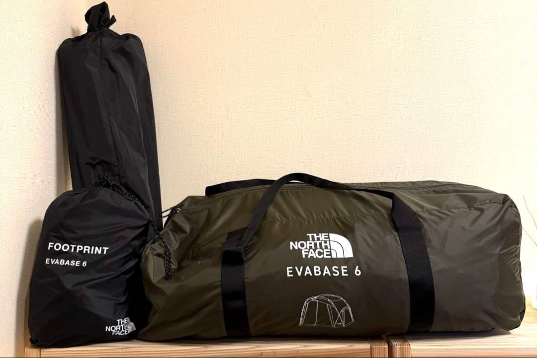 THE NORTH FACE EVABASE 6 テント フットプリント付き