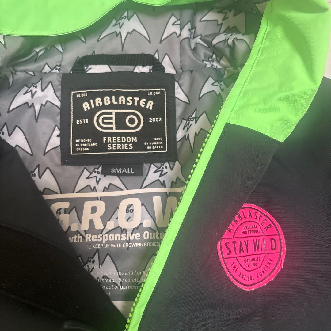 【AIRBLASTER】スノボーウェアセット　キッズ　S