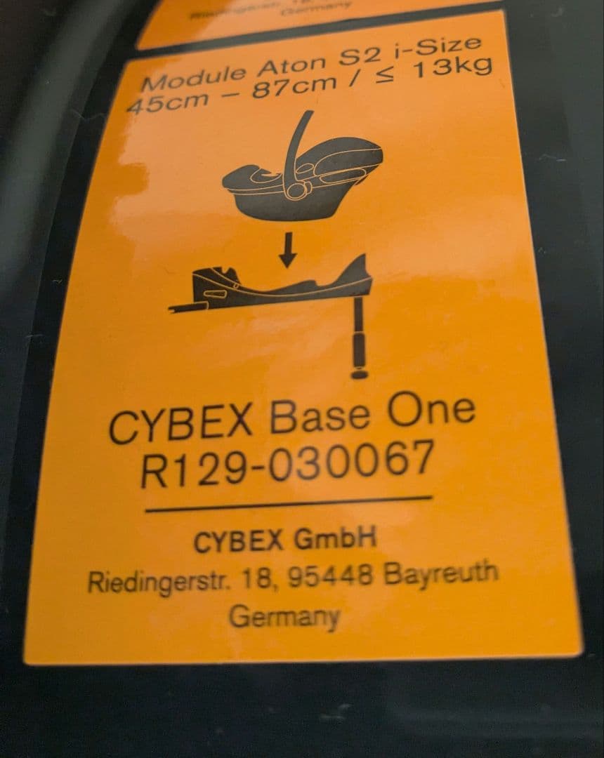 t*u様 激安　cybex エイトンS2i-Sizeベビーシート、カーシートアダ