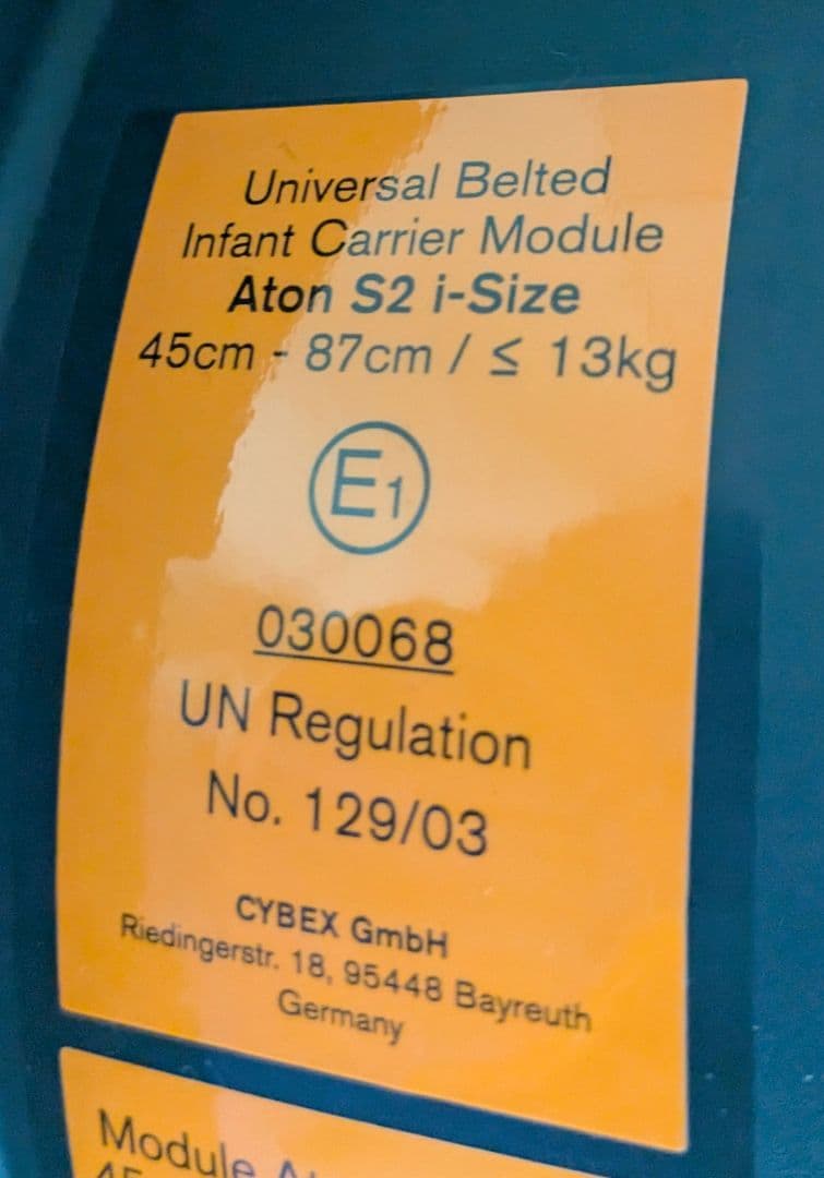 t*u様 激安　cybex エイトンS2i-Sizeベビーシート、カーシートアダ