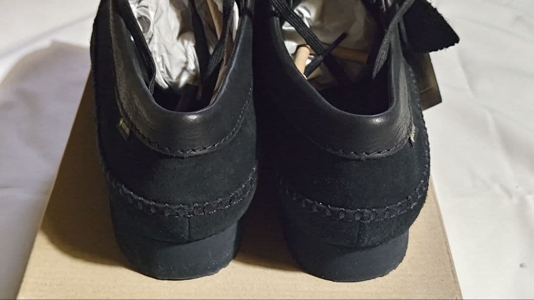 Clarks Weaver GTX ブラックスエード 9½