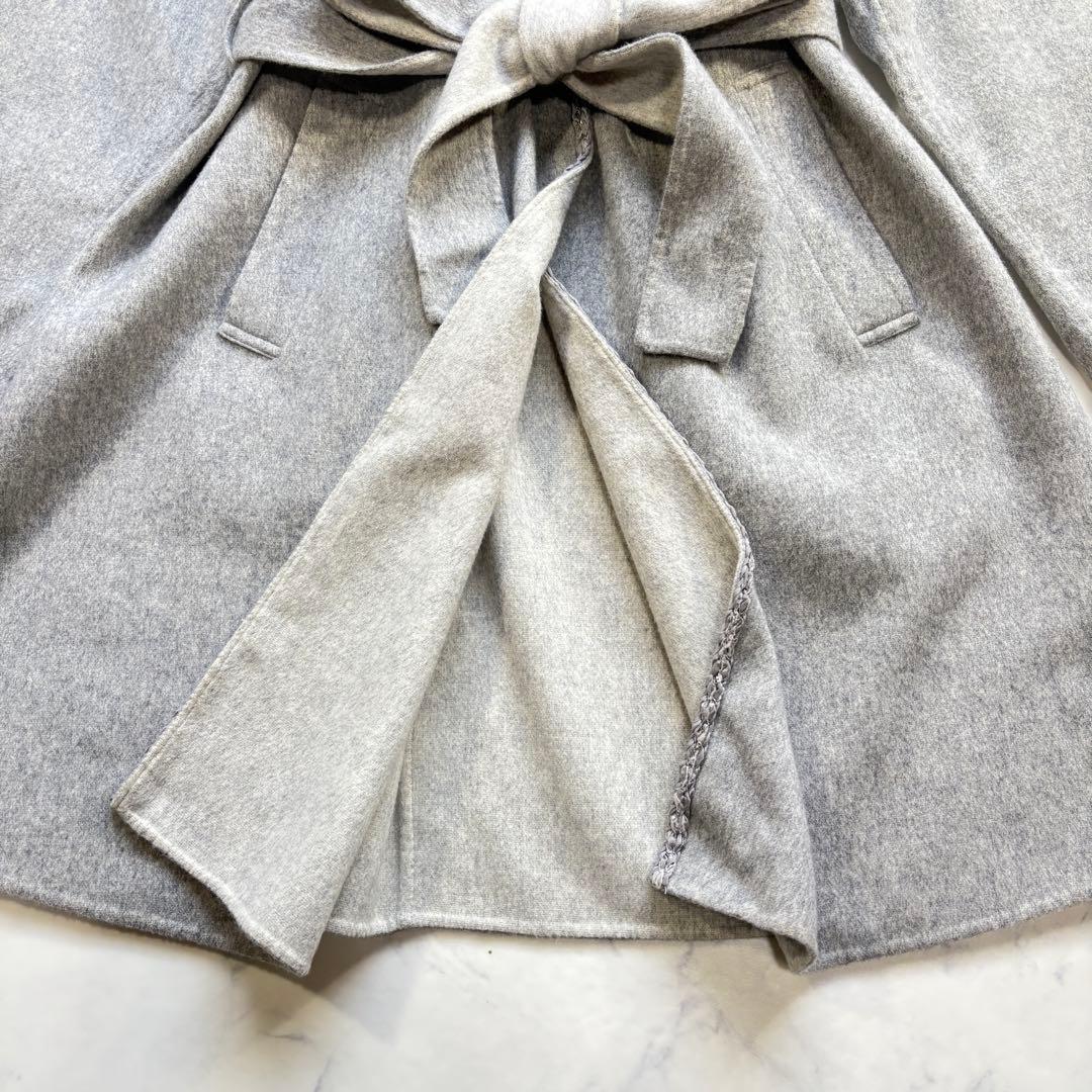 希少3XL トゥービーシック 美品 ウール リバーコート グレー フーディ