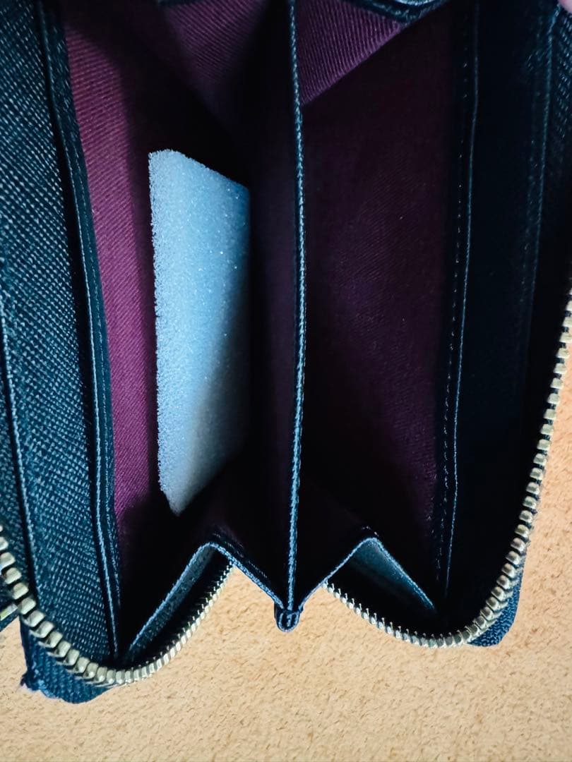 Paul Smith 二つ折り財布 ジップストローグレイン2 黒