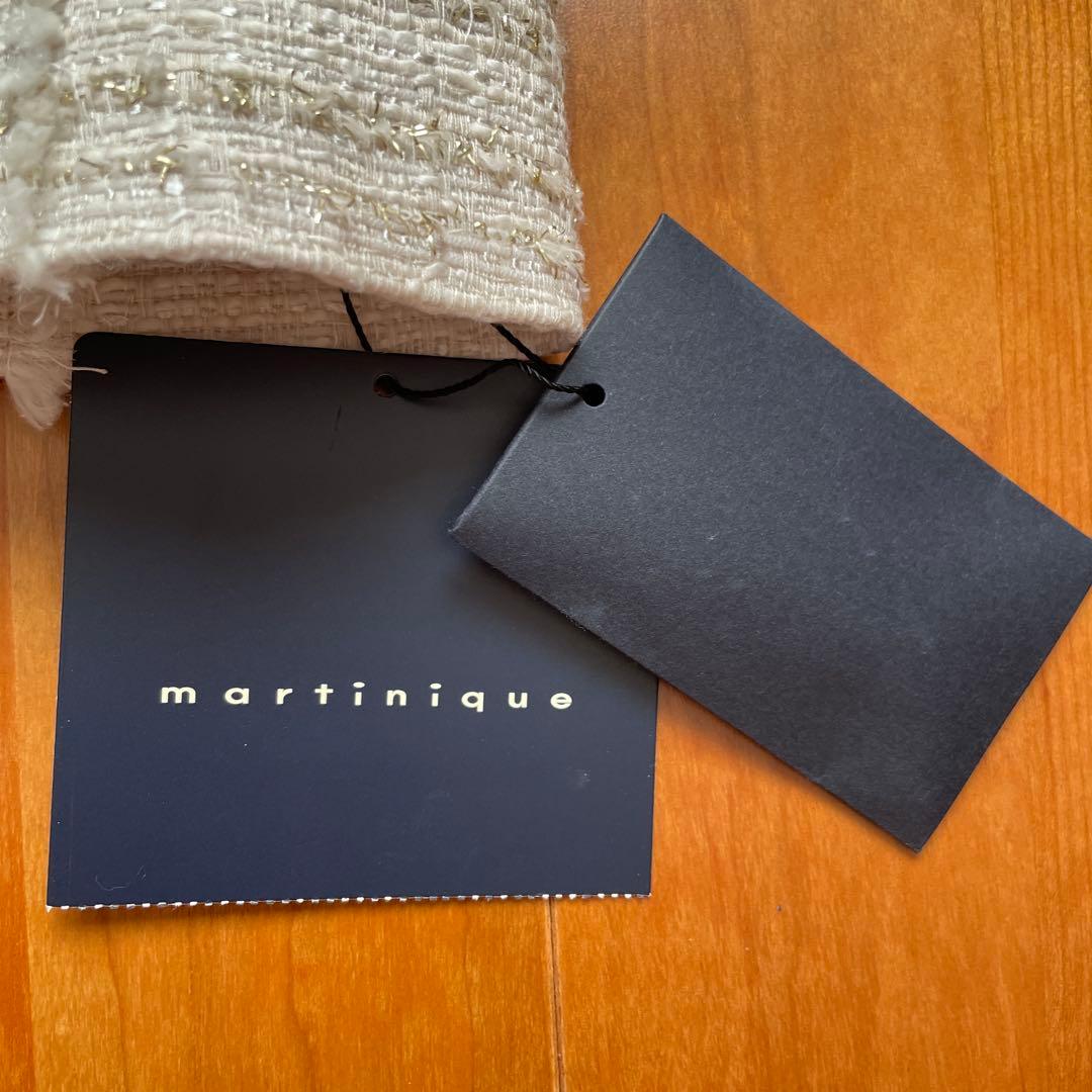 週末限定で値下げ【新品】martinique ノーカラージャケット ベージュ