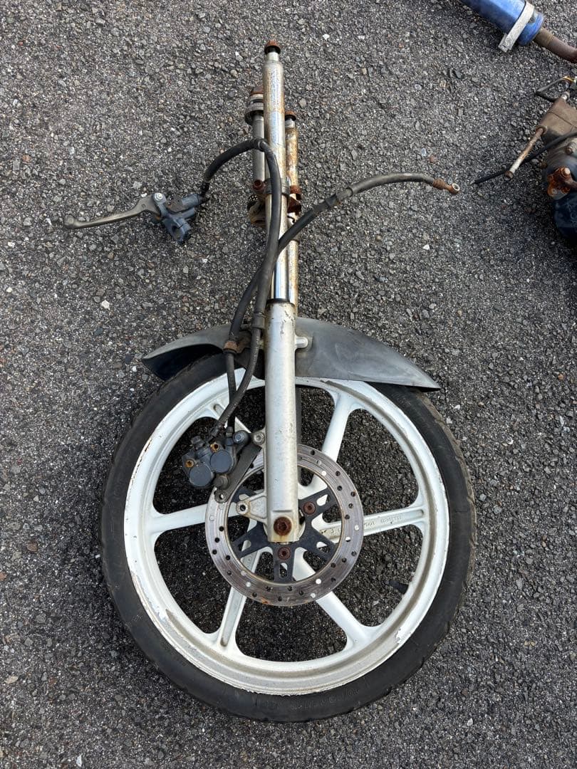 ns1 フォーク　フロントホイール 油圧ブレーキキャリパー付き