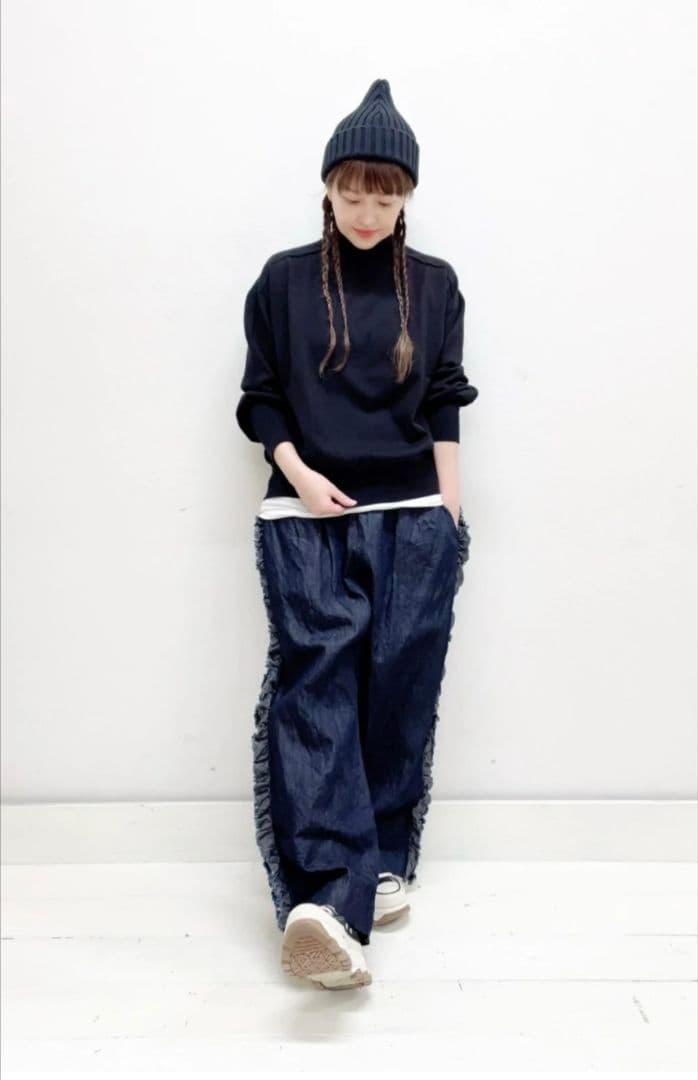 新品未使用！【Gauze#】インディゴビビアンパンツ