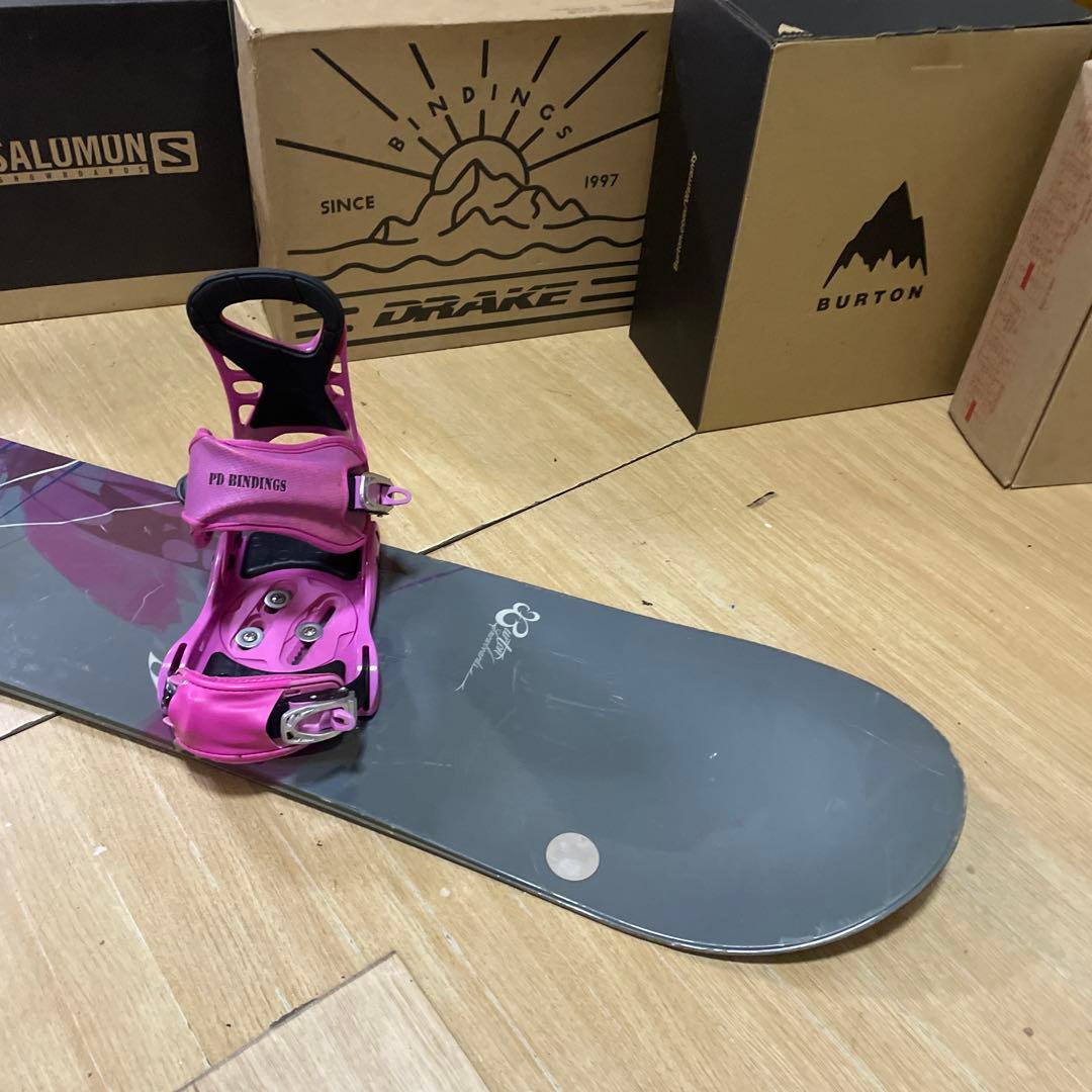 BURTON×PD　バートン　バインディング付　スノーボードセット
