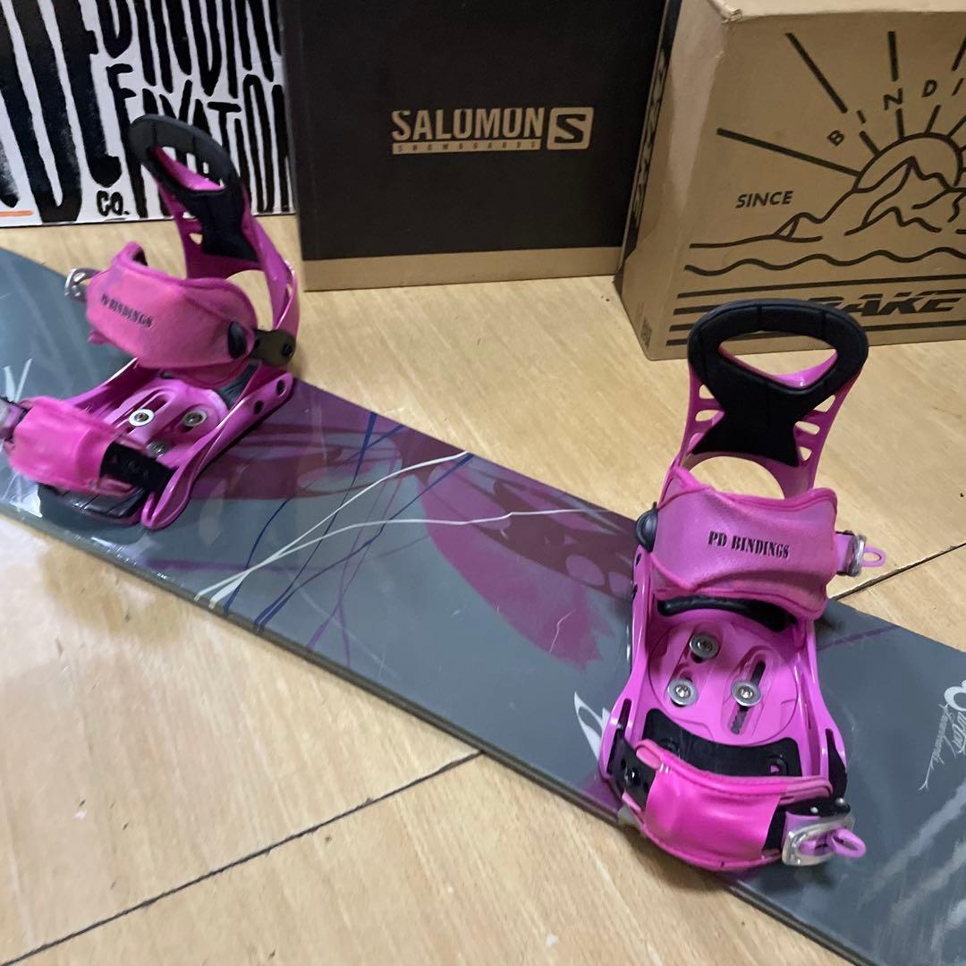 BURTON×PD　バートン　バインディング付　スノーボードセット
