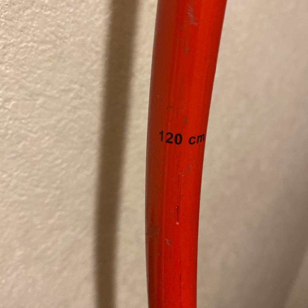 LEKI スキー ストック 赤 黄　GS ジャイアントスラローム