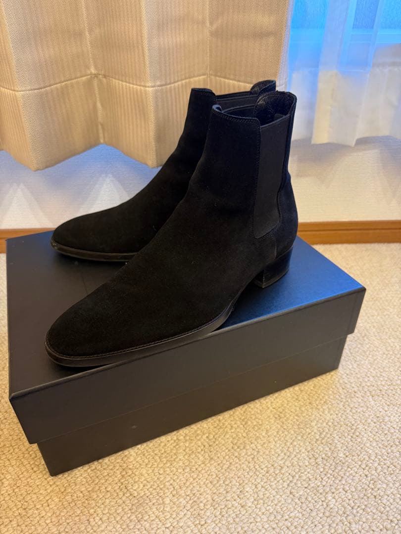 SAINT LAURENT サンローラン スエード チェルシーブーツ 41