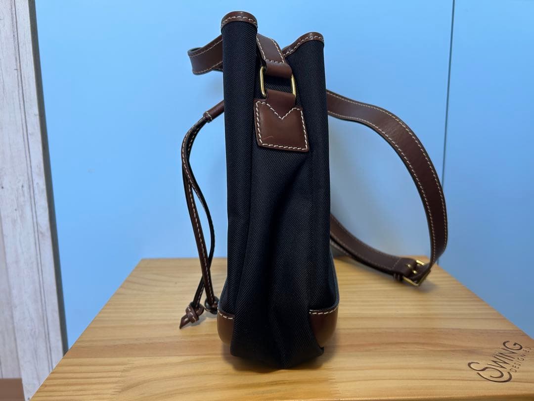 HUNTING WORLD トートバッグ ブラック/ブラウン