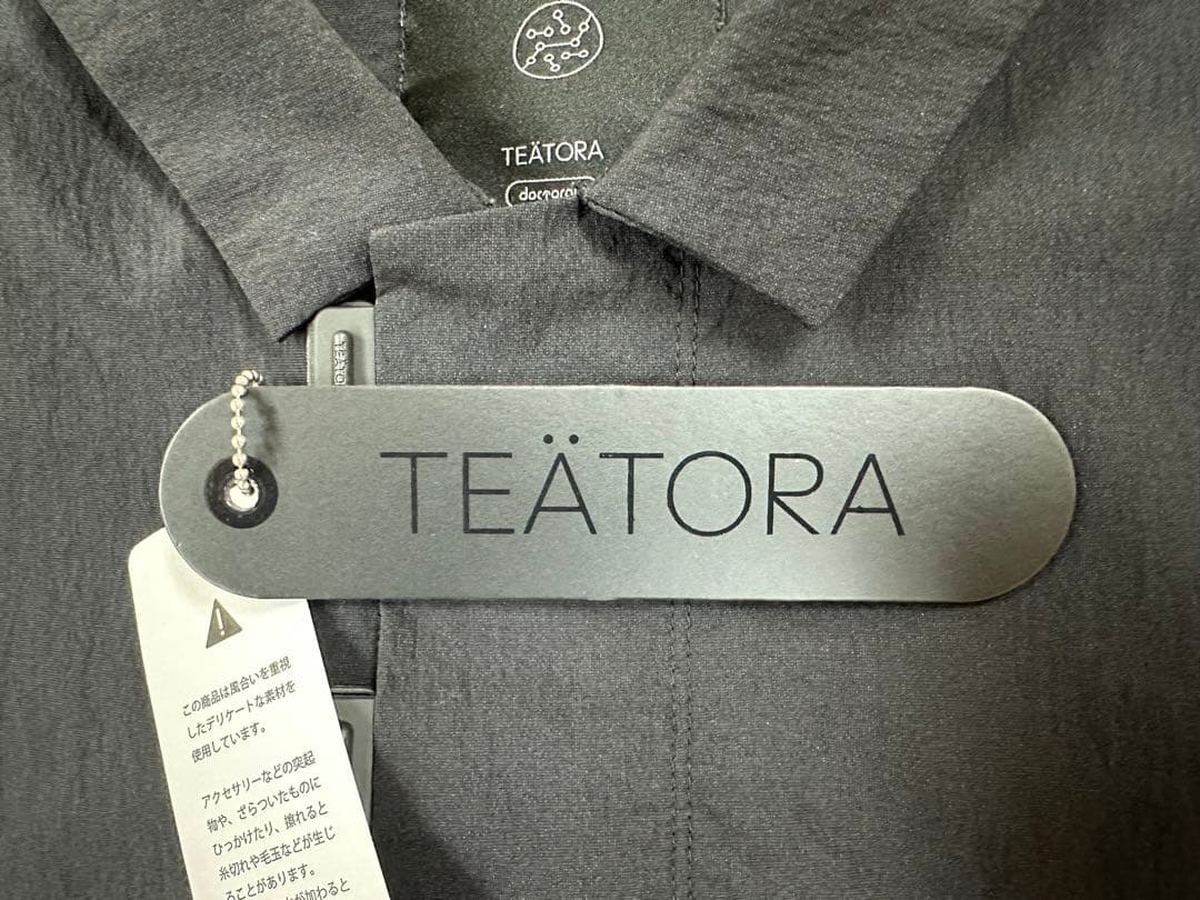 トップス TEATORA CAPSULESNAP POLO SHIRT DR BLACK