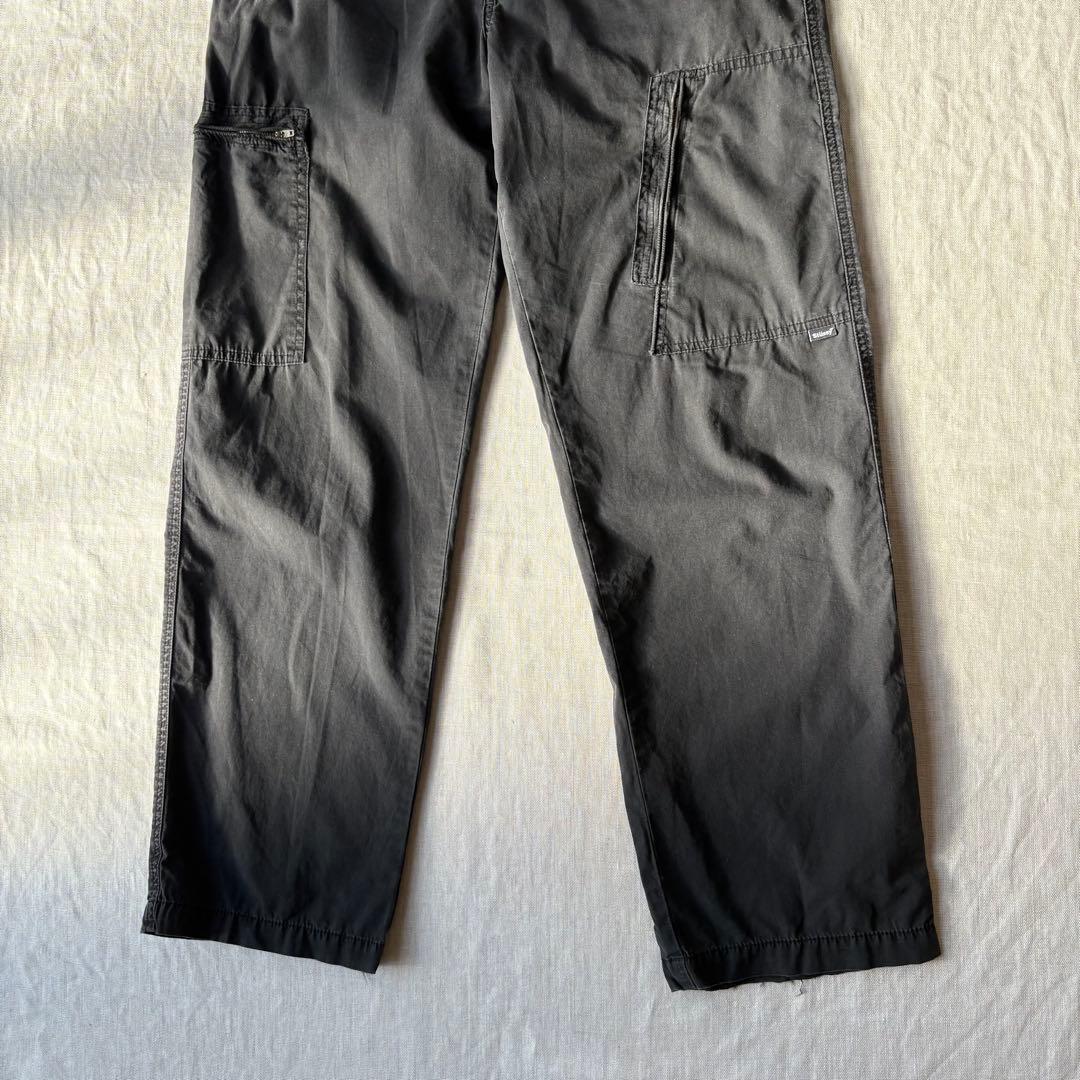 希少 OLD STUSSY y2k マルチジップ カーゴパンツ ブラック 32