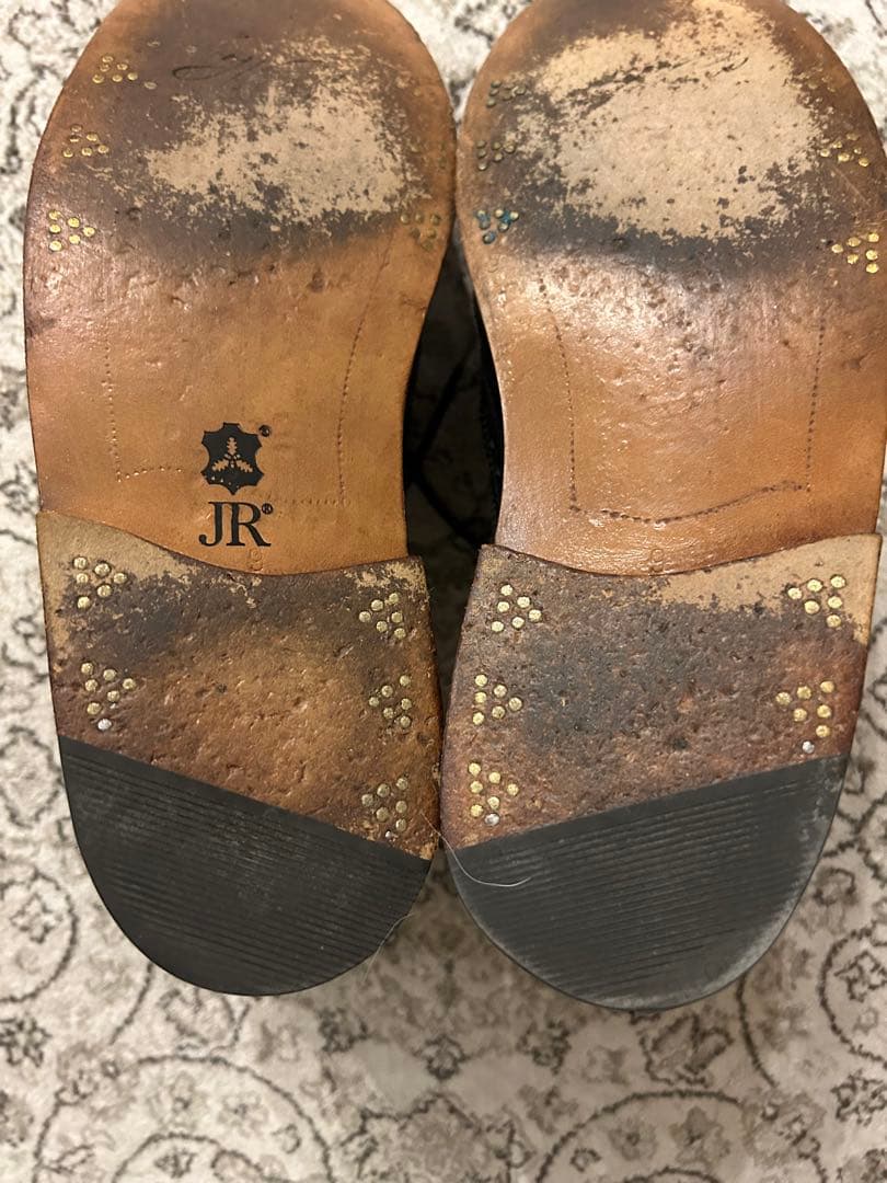 ジュンヤワタナベ × ハインリッヒディンケラッカー ウイングチップブーツ 革靴