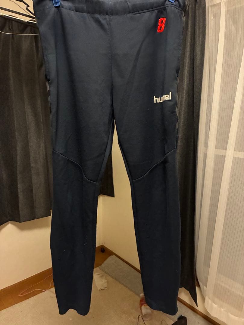 成徳深谷サッカー部 hummel ジャージセット 青・黒