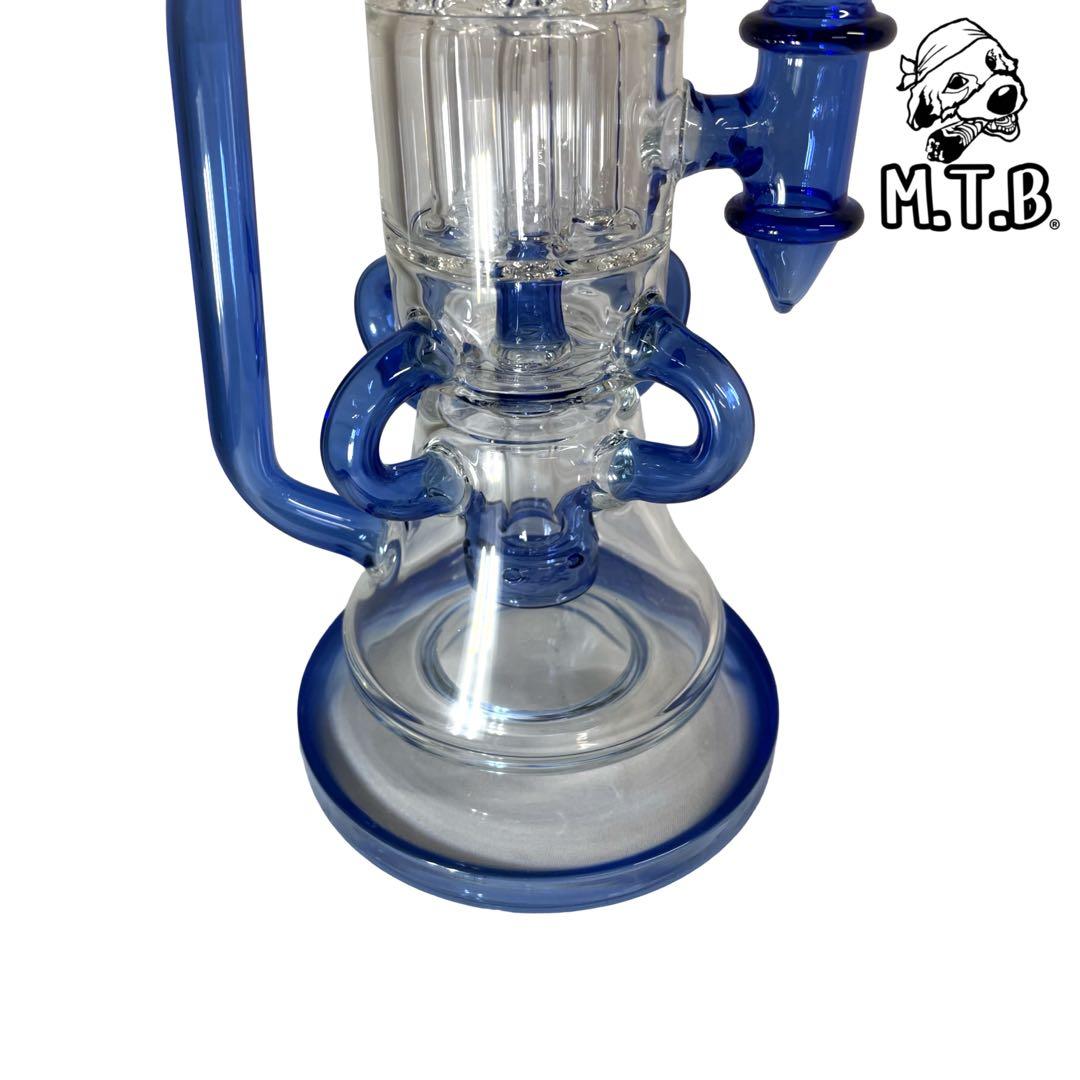 ☆送料無料☆ 究極リサイクラー ガラスボング 高さ約35cm 水パイプ ボング