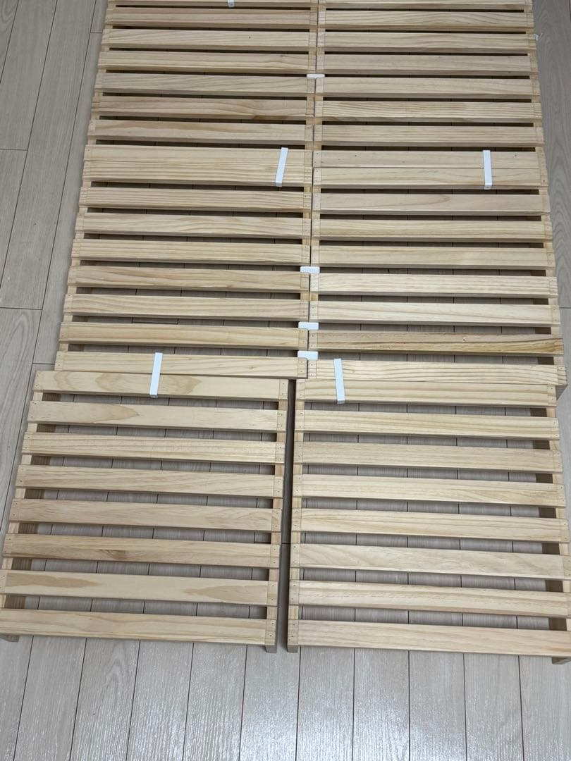 増やして繋げる天然木パレットベッド 8枚セット