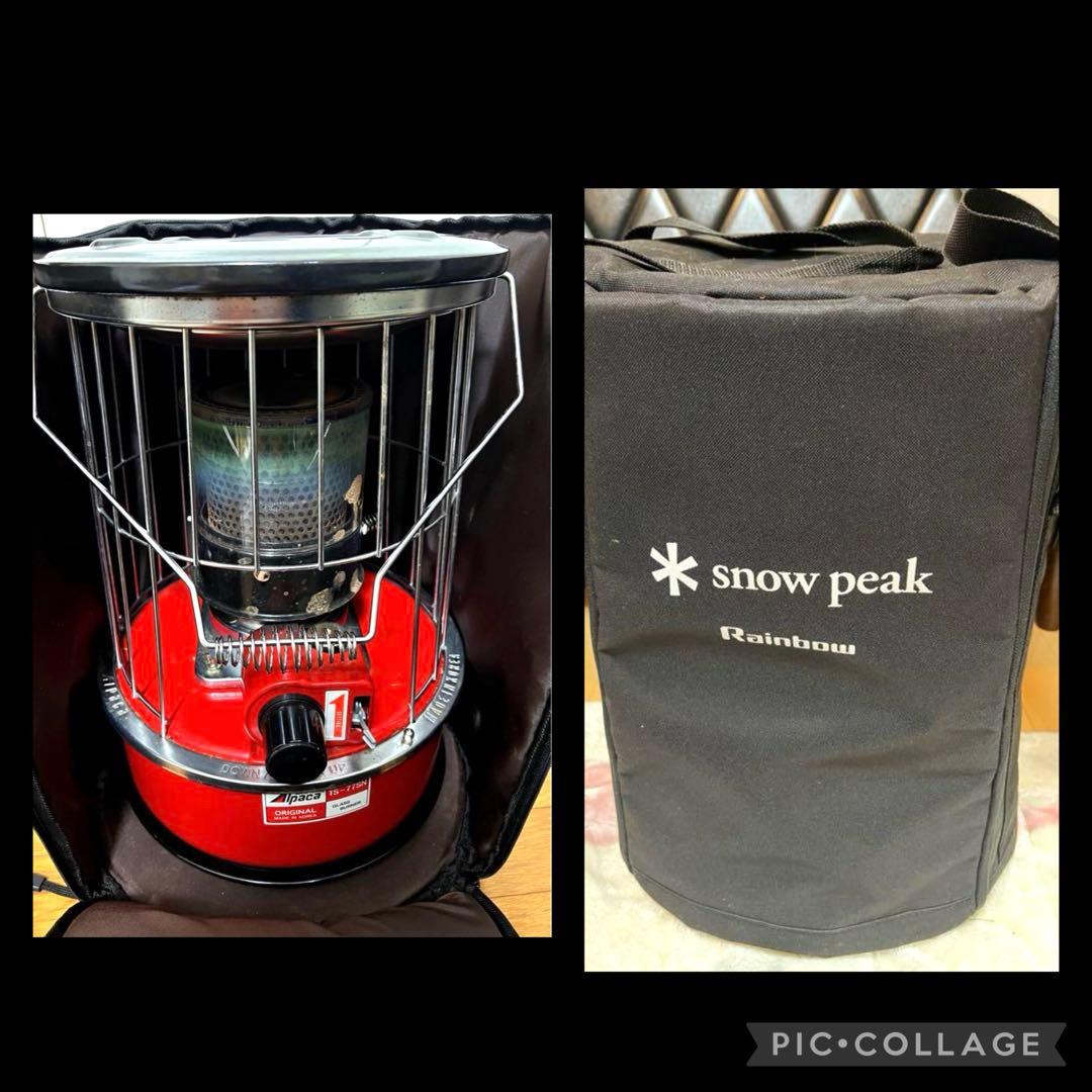 アカパラストーブ　スノーピーク　ストーブケース付　セット