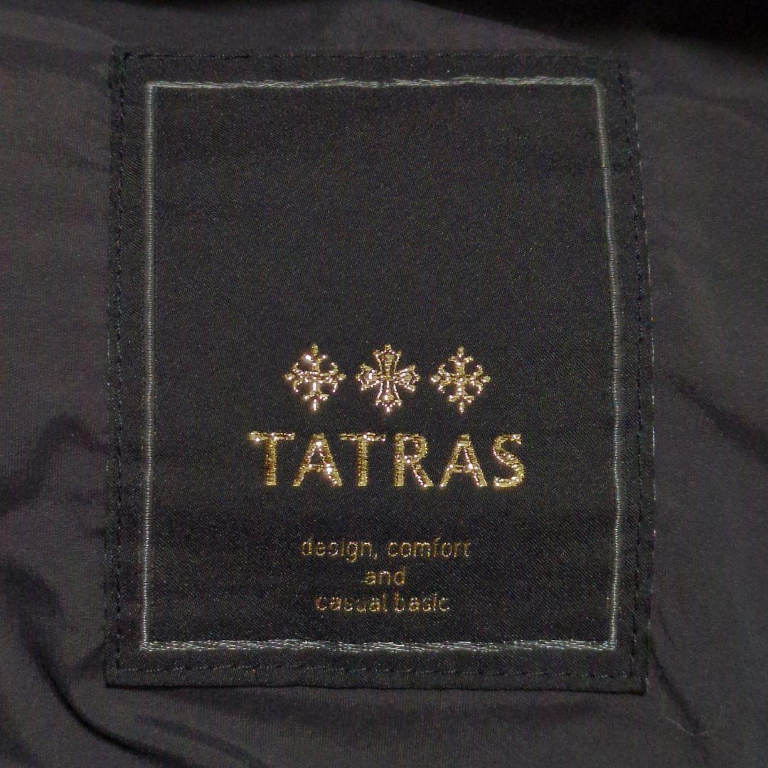 TATRAS♦VIRBIUS 2WAY ダウンベスト ロゴパッチ 灰 2