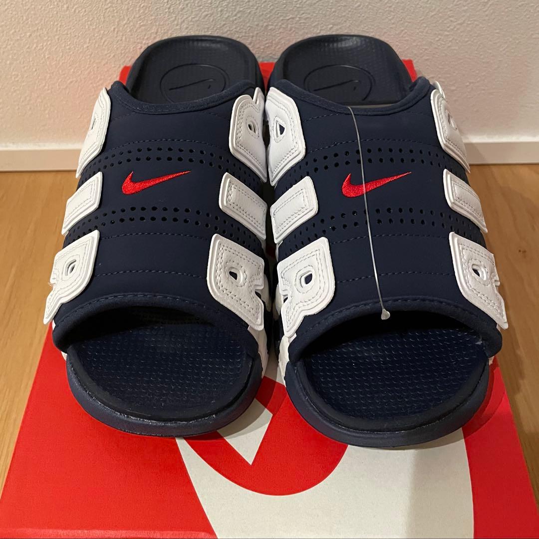 【新品】27cm NIKE エア モア アップテンポ スライド サンダル