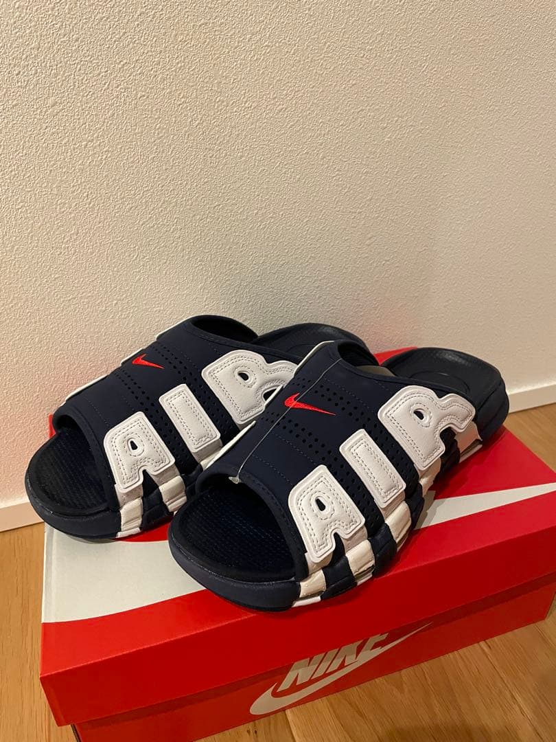 【新品】27cm NIKE エア モア アップテンポ スライド サンダル