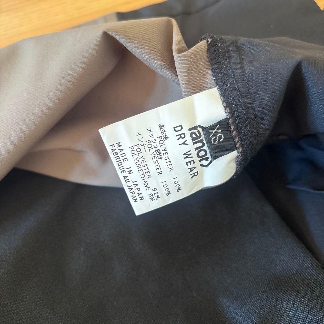 ranor プリーツランスカ　黒/カーキ