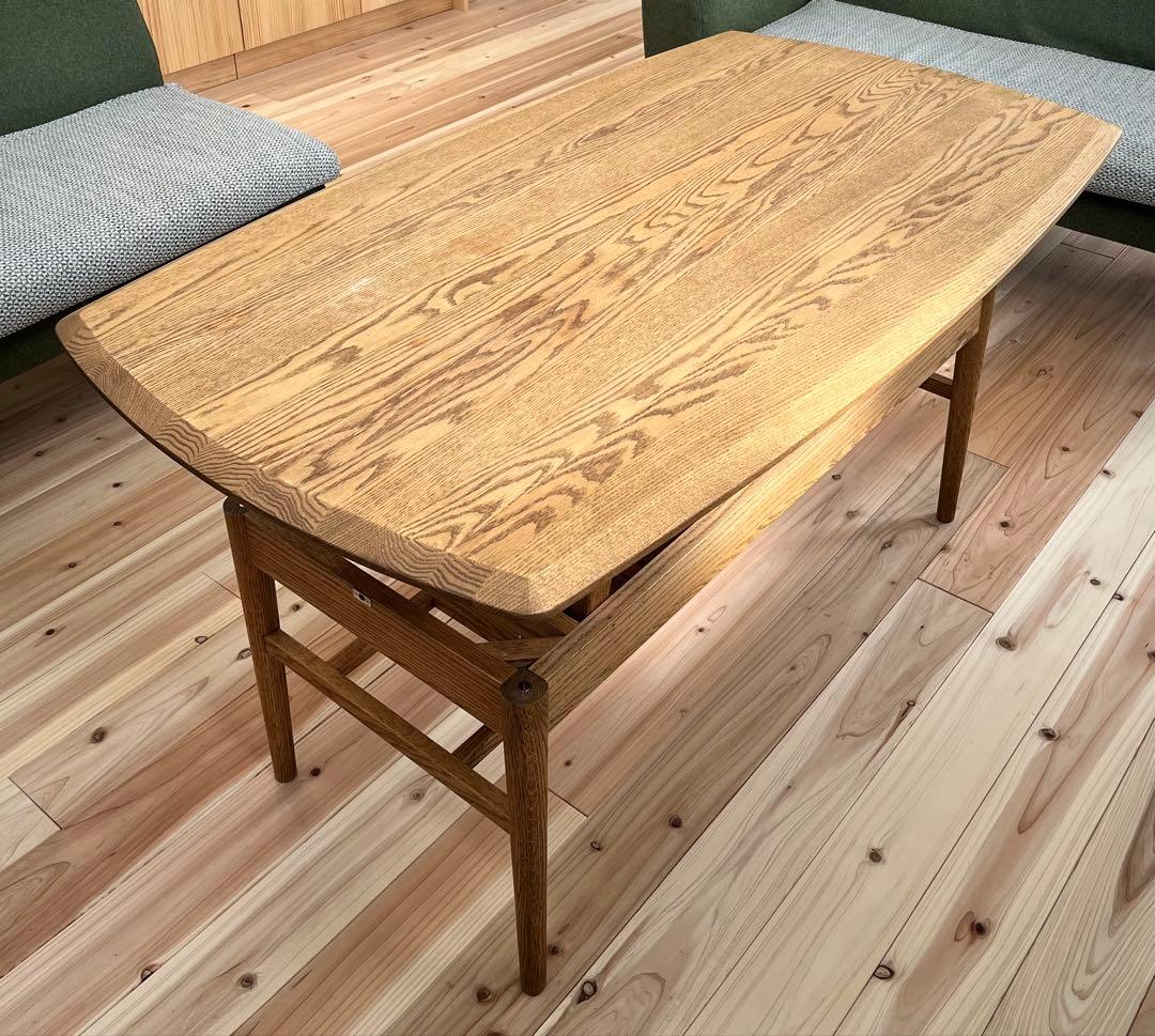 momo natural モモナチュラル　テーブル　昇降式