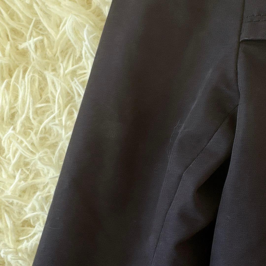 バーバリーブルーレーベル✨トレンチコート ノバチェック ベルト フレア 紺 38