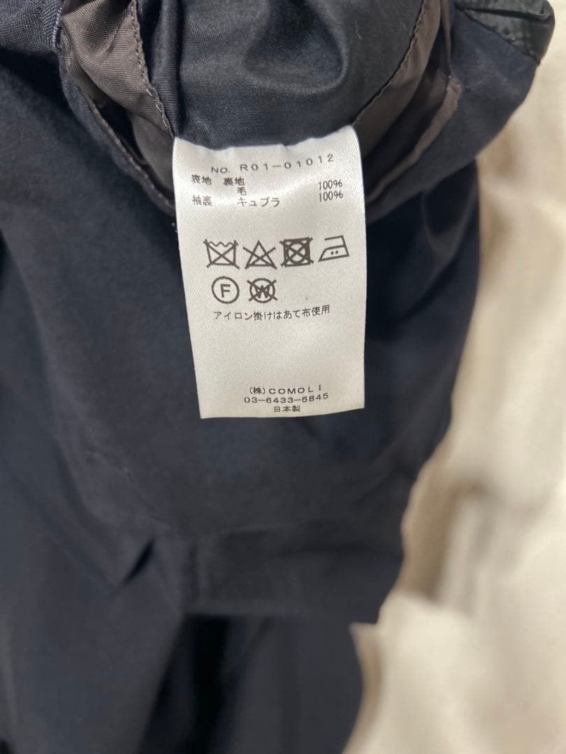 comoliウール2B ジャケット 2タックパンツ