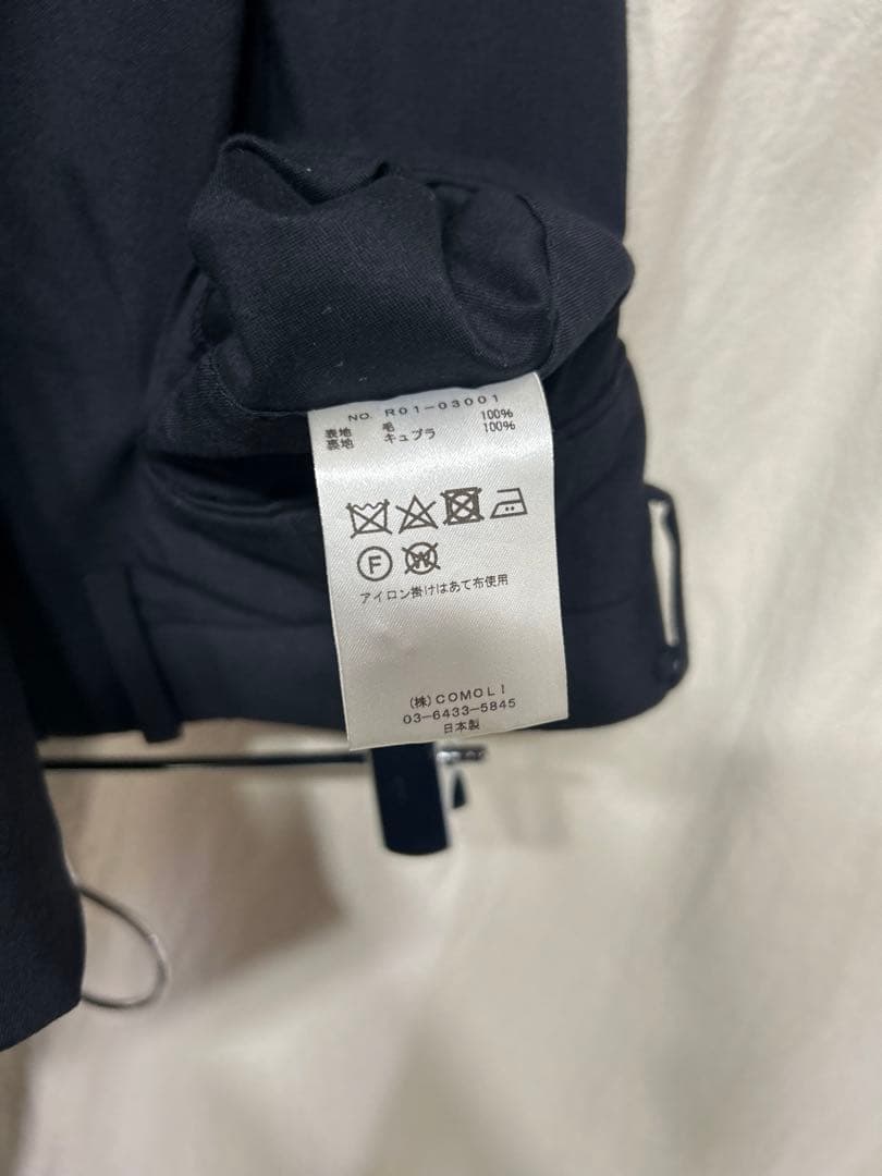 comoliウール2B ジャケット 2タックパンツ