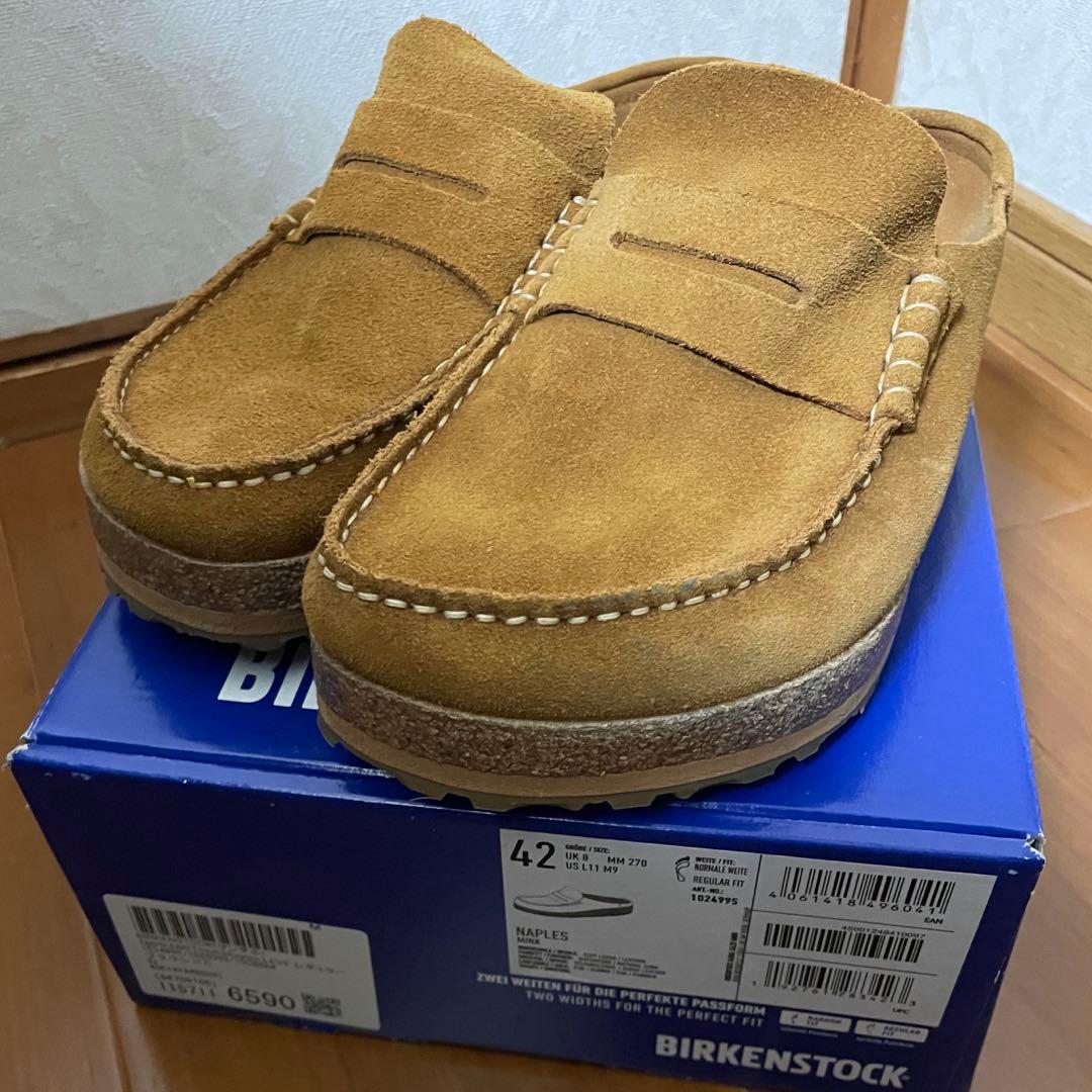 BIRKENSTOCK NAPLES レギュラー幅 42 27.0cm