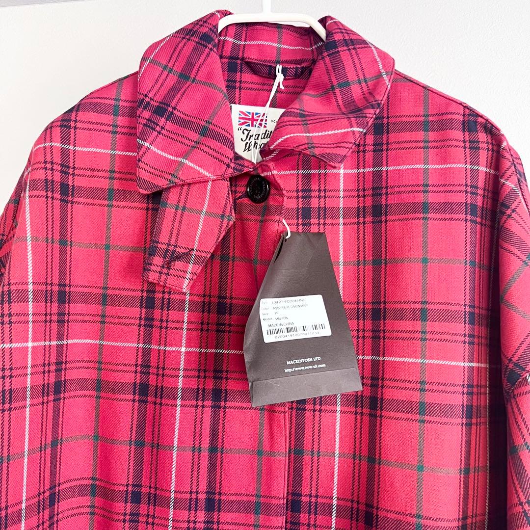 Traditional Weatherwear MALTON コート 赤チェック