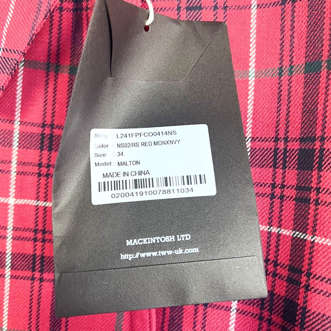 Traditional Weatherwear MALTON コート 赤チェック