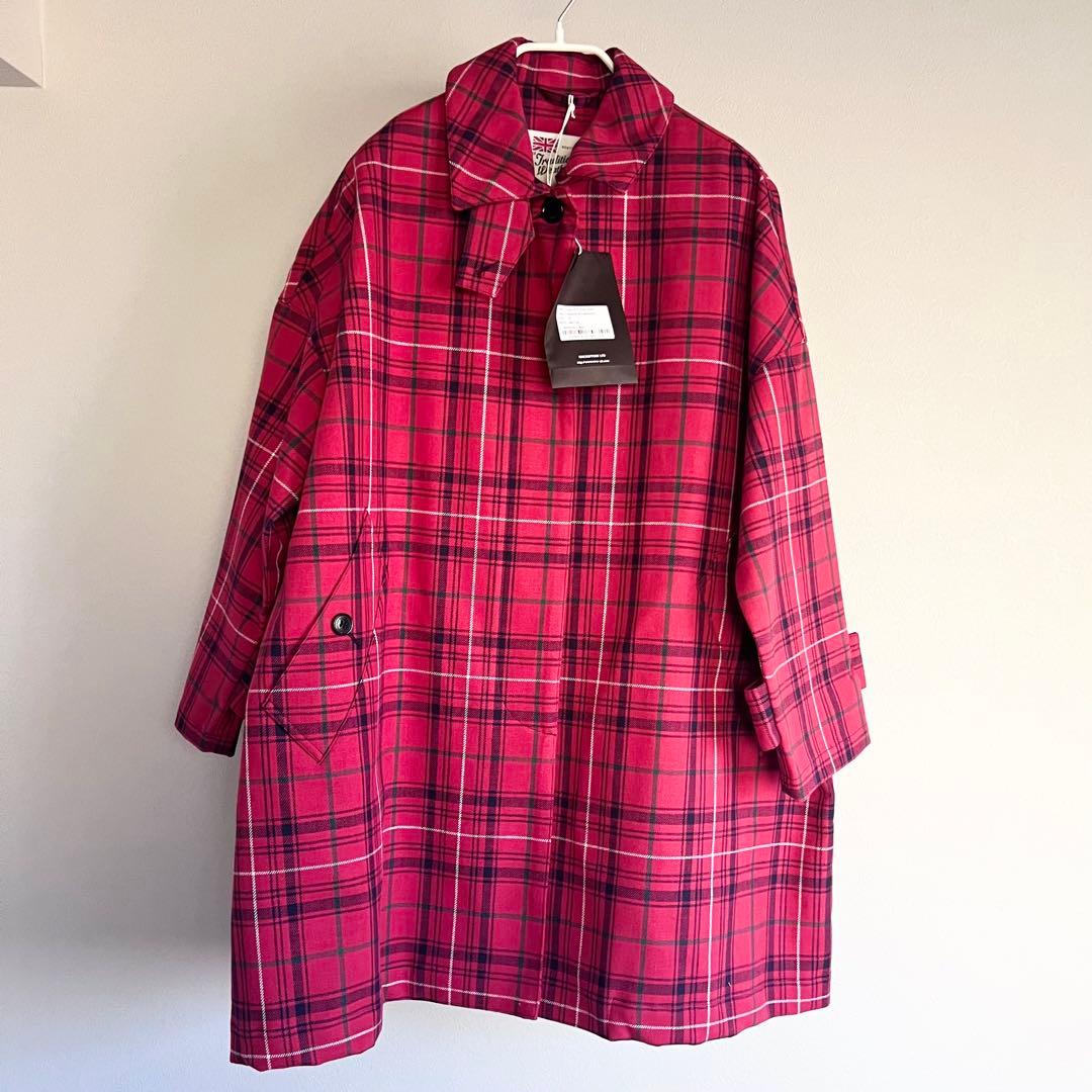 Traditional Weatherwear MALTON コート 赤チェック