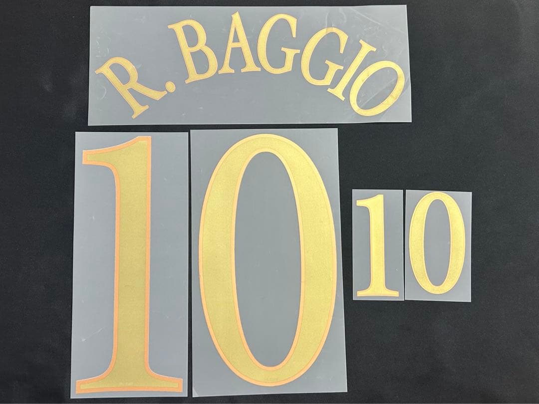 超貴重！ 04 イタリア代表 10 バッジョ ホーム オフィシャルネームナンバー
