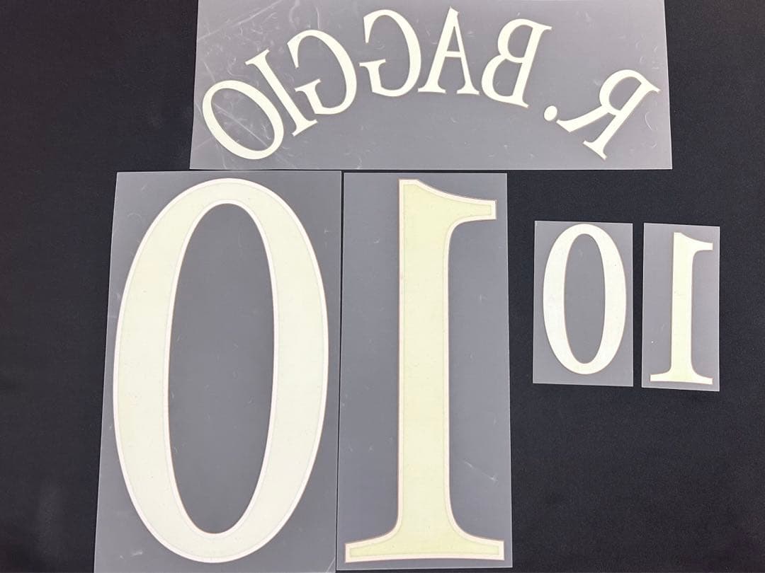 超貴重！ 04 イタリア代表 10 バッジョ ホーム オフィシャルネームナンバー