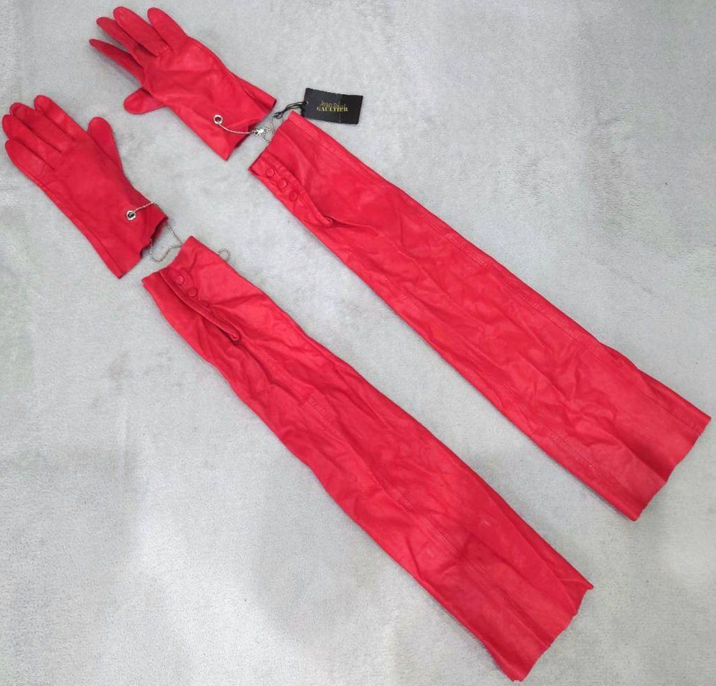 【新品】ジャンポールゴルチェJeanPaulGAULTIER　牛革手袋