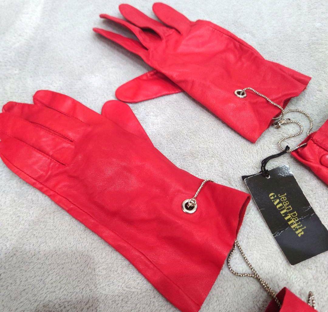 【新品】ジャンポールゴルチェJeanPaulGAULTIER　牛革手袋