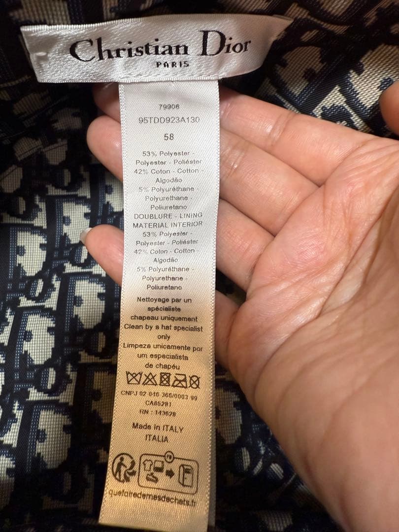 ディオール ボブ バケット ハット　リバーシブル　Christian Dior