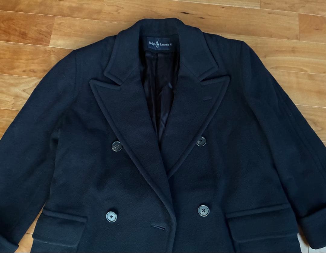 Polo Ralph Laure　ポロラルフローレン　Pコート　ネイビー　M