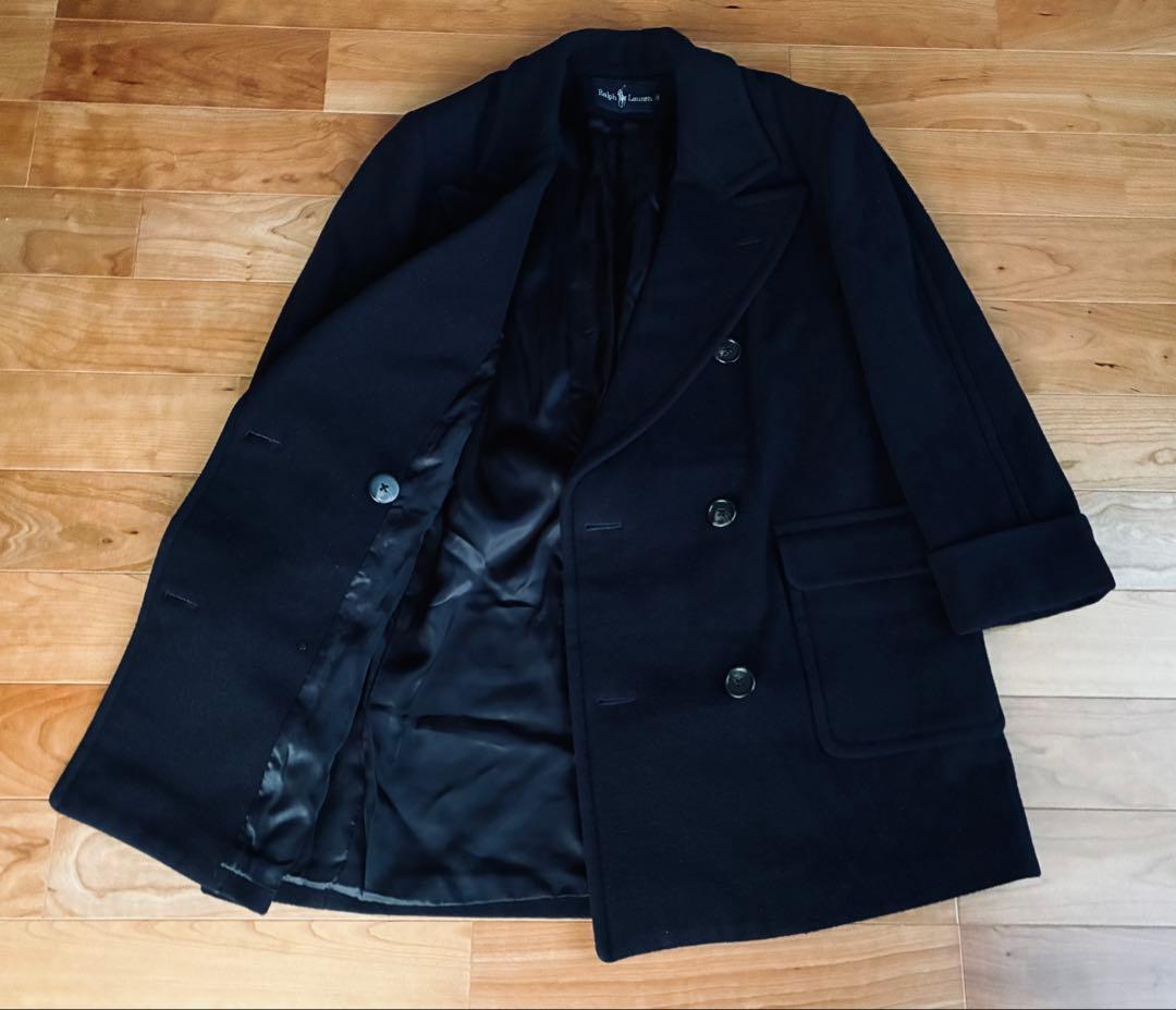 Polo Ralph Laure　ポロラルフローレン　Pコート　ネイビー　M