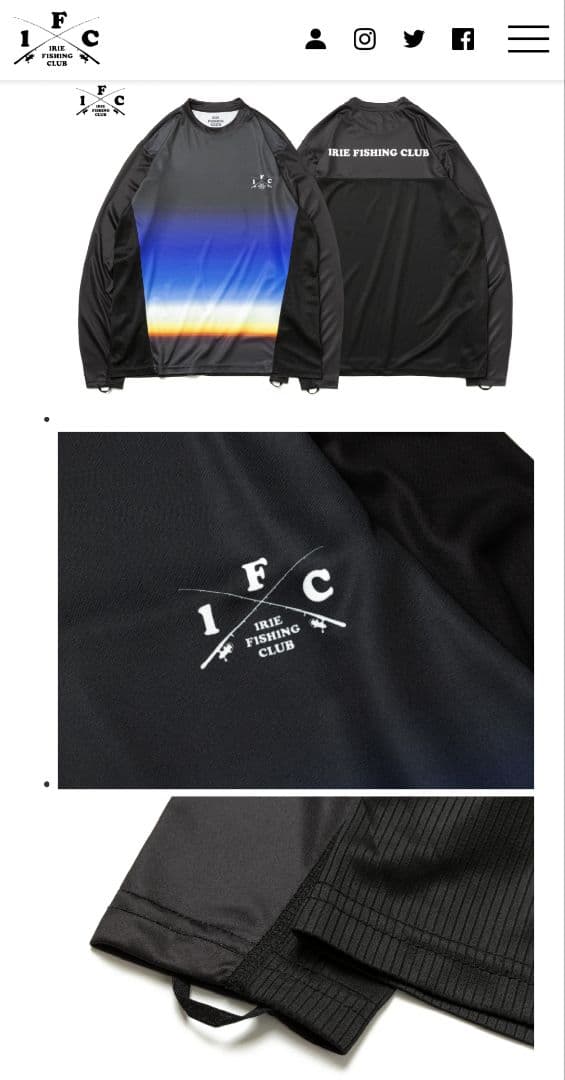 アイリーフィッシングクラブ　yoakeドライメッシュ